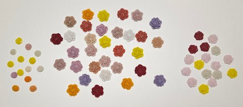 COE 96 Fusible Glass Flowers (Carnations) for Your Fused Glass Projects