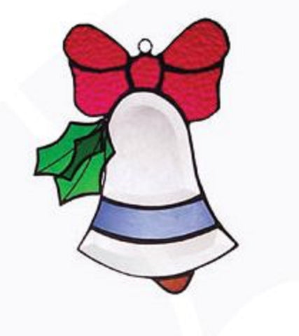 Stained Glass Supplies Beveled Glass Christmas Bell Bevel Cluster - Not a finished Suncatcher