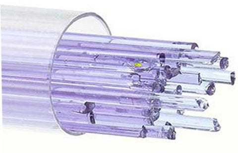 BU144272 Bullseye 2mm Stringer Neo-Lavender Transparent COE 90