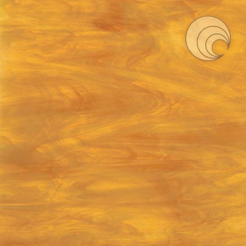 Fused Glass Supplies SF31805 - Light Amber & White Fusible 96 COE