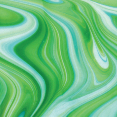 Fused Glass Supplies SF62352 - Moss/Aqua/White-OpalArt Lagoon 96 COE