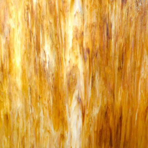 Stained Glass Supplies AG121 - White, Dark Amber Opal