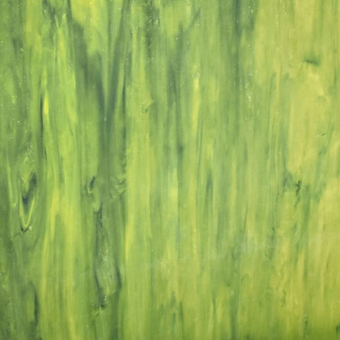 Stained Glass Supplies AG128 - Lime Green, Dark Green Opal