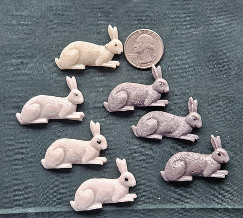 COE 96 Fused Glass Woodland Forest Animals - Bunny Rabbits