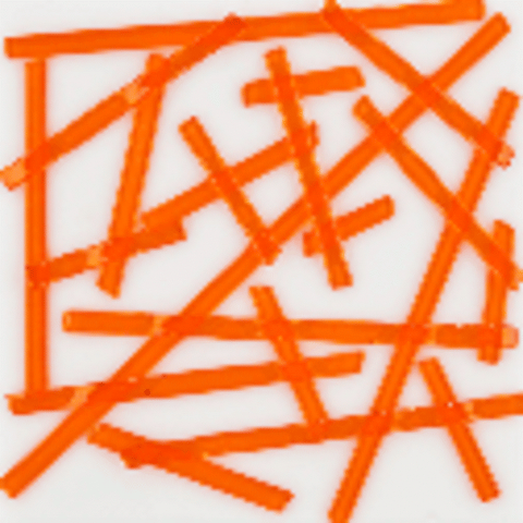 Noodles 96 Orange Semi transparent