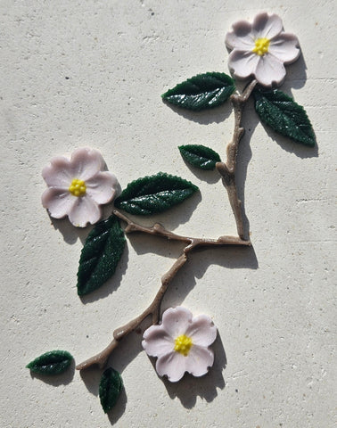 COE 96 Fused Glass Cherry Blossoms, Leaves, Branches for your Fused Glass Nature Scenes