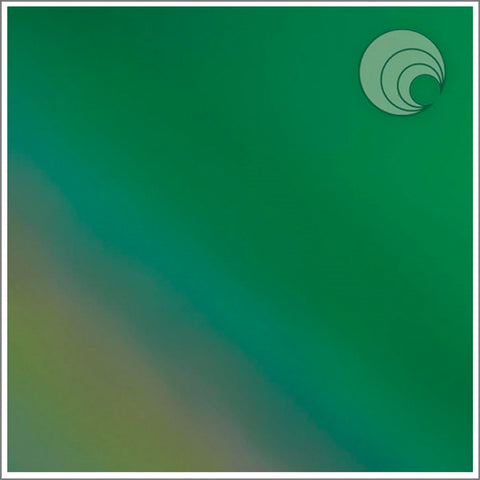 Fused Glass Supplies SFI125 - Dark Green Iridescent Transparent Fusible 96 COE