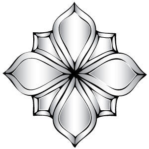 Simply Flower Bevel Cluster BC333