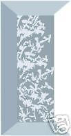 2 x 6 Inch Clear Glue Chip Glass Bevels (Rectangles)