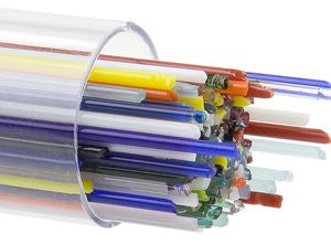 Fusing Glass Supplies Bullseye Stringers .5 Mm COE 90 Mardi Gras COE 90 Bu841805