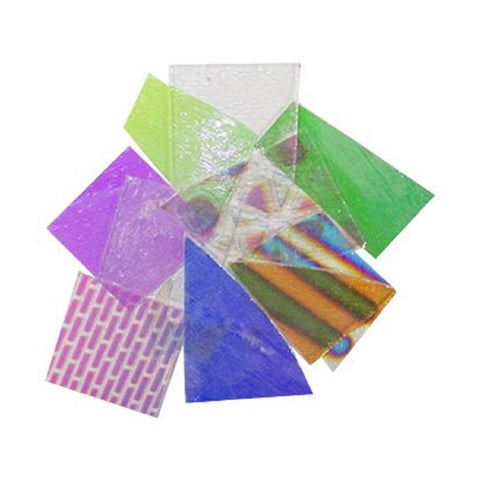 1/4 Lb Dichroic Jewelry Pack Clear 90 CBS 74572