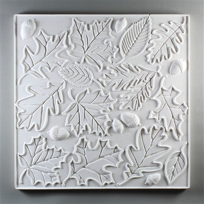 Leaves Texture Tile Mold for Glass Slumping 12 X 12 DT24
