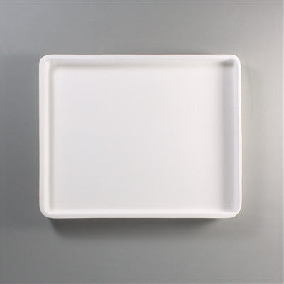 GM110- 8 x 10 x 1/2 Inch Large Rectangle Patty Gray Large Dam Mold