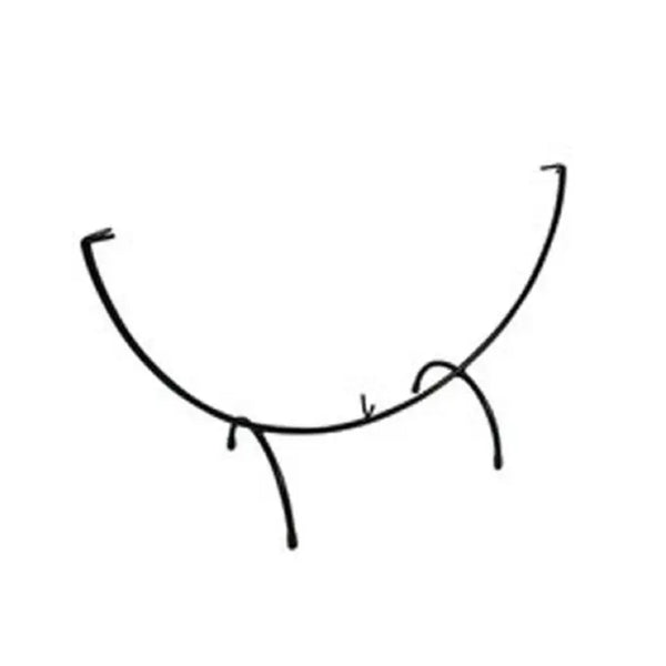 Black Wrought Iron Stand for 15 Inch Round Stained Glass Panel or Plate