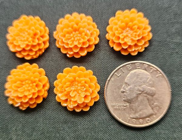 COE 96 Pre Fused Glass Flowers (16.5mm Mums) for Your Fused Glass Projects