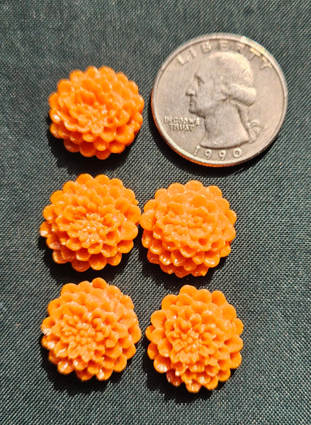 COE 96 Pre Fused Glass Flowers (16.5mm Mums) for Your Fused Glass Projects