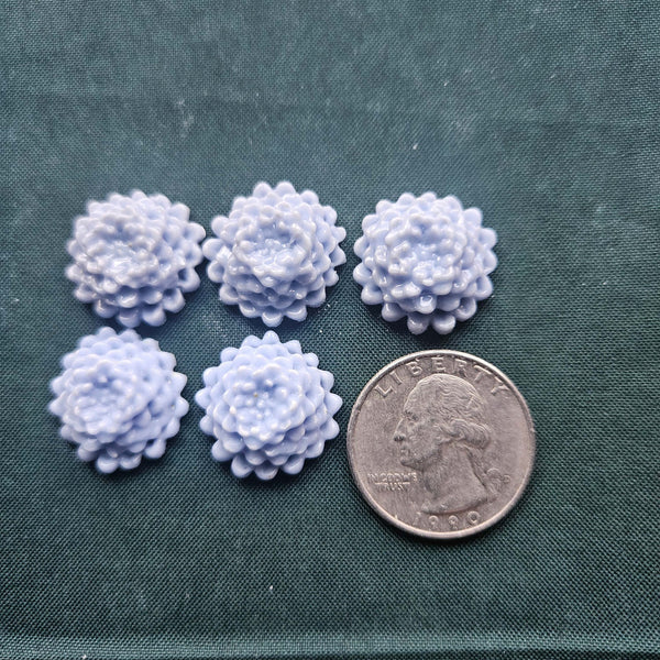 COE 96 Pre Fused Glass Flowers (19mm Mums) for Your Fused Glass Projects