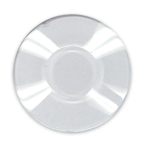 1.5 x 1.5 Inch Clear Glass Round / Circl Bevel - Pack of 10