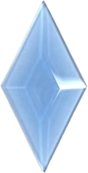 1 3/4 X 3 Light Blue Diamond Bevels Pack of 10
