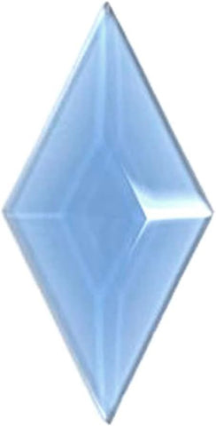 1 3/4 X 3 Light Blue Diamond Bevels Pack of 10