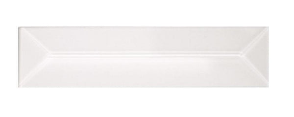 1 x 4 Inch Clear Glass Rectangle Bevel - Pack of 10
