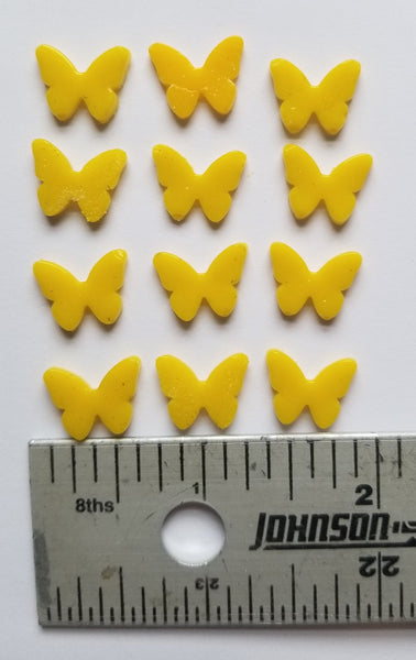 COE 96 Pre Fused Glass Miniature Butterfly's for Your Fused Glass Projects - Pack of 12
