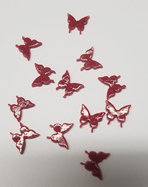 COE 96 Pre Fused Glass Miniature Butterfly's for Your Fused Glass Projects - Pack of 12