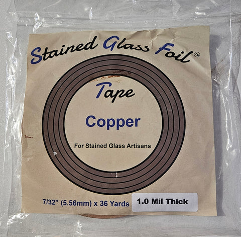 Value 7/32 Copper Backed Copper Foil 1 Mil