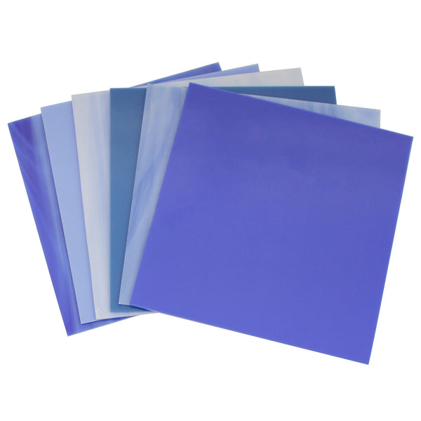 Oceanside True Blue Gradient Glass Pack X5874 COE 96