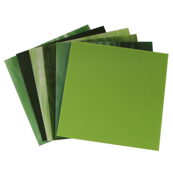 Oceanside Green Goddess Glass Pack X5876 COE 96