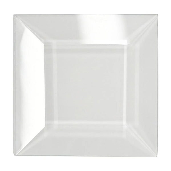 2 x 2 Inch Clear Glass Square Bevel - Pack of 10