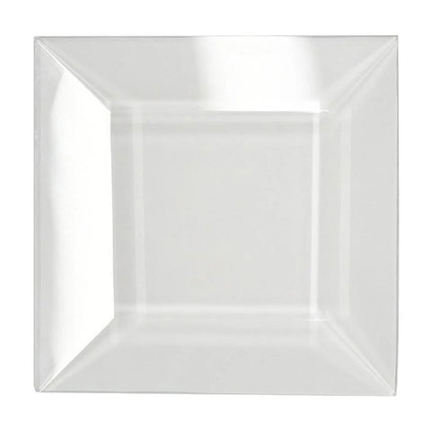 2 x 2 Inch Clear Glass Square Bevel - Pack of 10
