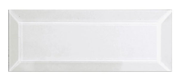 2 x 5 Inch Clear Glass Rectangle Bevel - Pack of 10