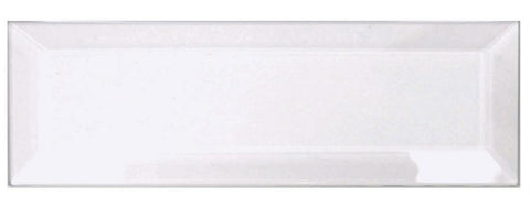 2 x 6 Inch Clear Glass Rectangle Bevel - Pack of 10