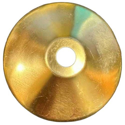 3 inch non vented solid brass vase cap