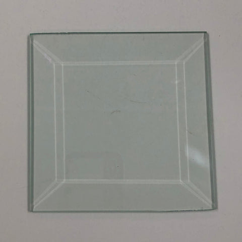 2.5 Inch Clear Square Glass Bevels