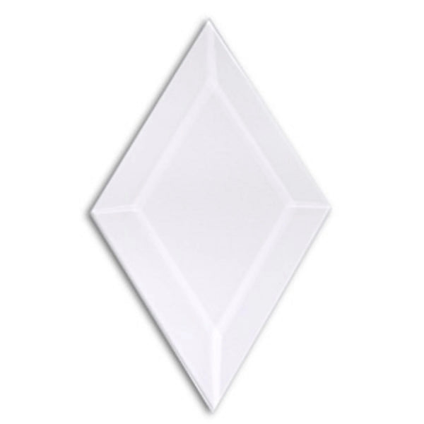 6 x 9 Inch Clear Glass Diamond Bevel - Pack of 10