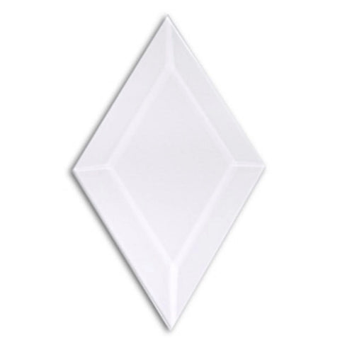 6 x 9 Inch Clear Glass Diamond Bevel - Pack of 10