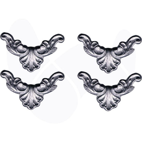 Lead Free Castings - Shell Corner Hand Cast Sculpture, pack/4