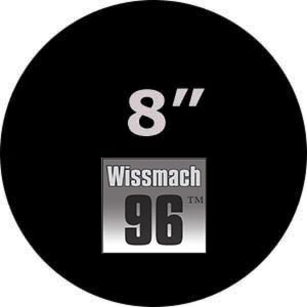 Wissmach Black 8 Inch Fusible Glass Circle - 96 COE