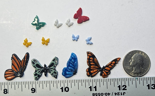 COE 96 Fused Glass Butterfly Assortments for Your Fused Glass Projects