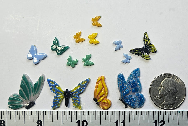 COE 96 Fused Glass Butterfly Assortments for Your Fused Glass Projects