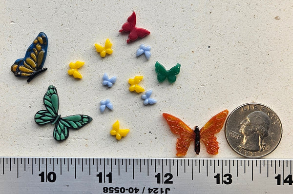 COE 96 Fused Glass Butterfly Assortments for Your Fused Glass Projects