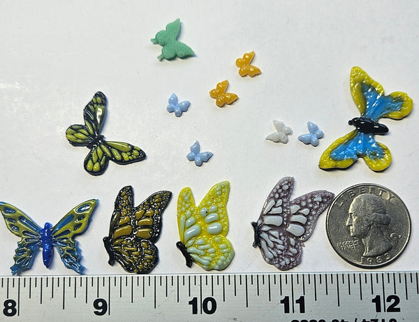 COE 96 Fused Glass Butterfly Assortments for Your Fused Glass Projects