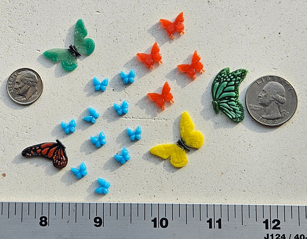 COE 96 Fused Glass Butterfly Assortments for Your Fused Glass Projects