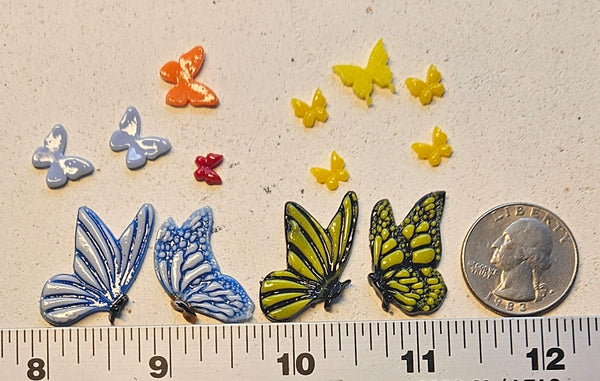 COE 96 Fused Glass Butterfly Assortments for Your Fused Glass Projects