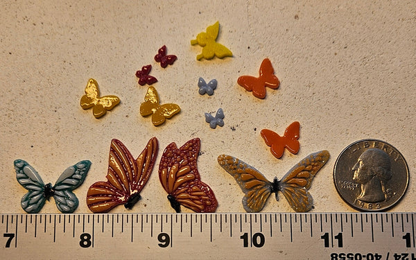 COE 96 Fused Glass Butterfly Assortments for Your Fused Glass Projects