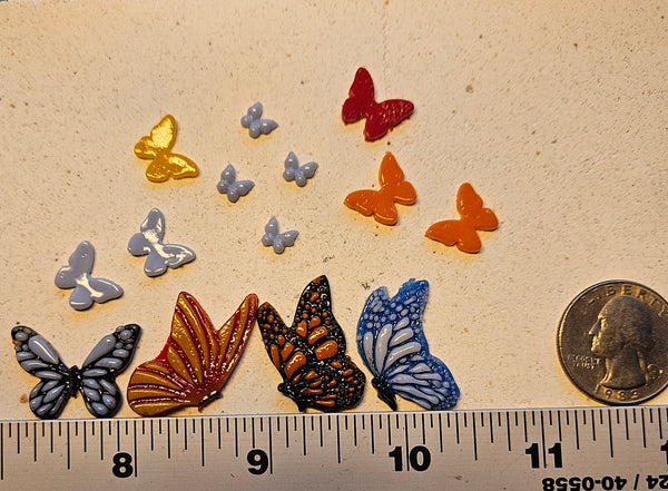COE 96 Fused Glass Butterfly Assortments for Your Fused Glass Projects