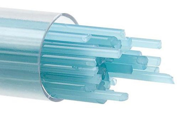 BU011672 Bullseye Stringers COE 90 Turquoise Blue2mm Opal