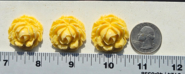COE 96 Fusible Glass Large Flowers (Roses) .90 Inch for Your Fused Glass Projects 23mm